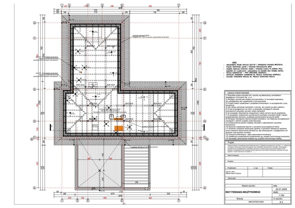 PT_Krasiniec_Zakupny 22.01.2025_-2_RZUT PODDASZA NIEUŻYTKOWEGO